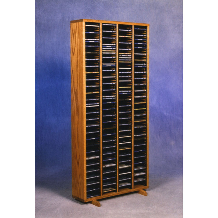 Rebrilliant 320 CD Multimedia Storage Rack Wayfair